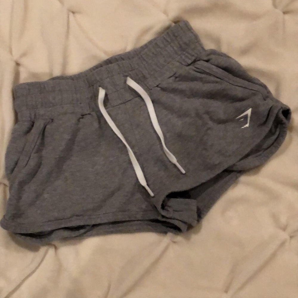 Gymshark gray rhythm shorts